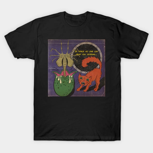 Facehuggers Need Love Too T-Shirt by Scaredy Cat Alchemy 